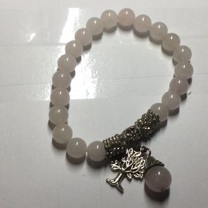 Bracelet quartz tree life